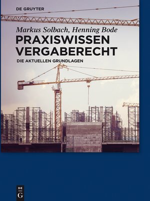 cover image of Praxiswissen Vergaberecht